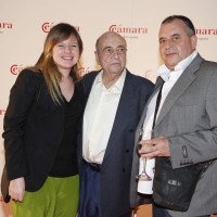 Tres generaciones de la empresa galardonada Cigüeñales Sanz: fundador, hijo y nieta.